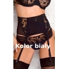 Pamela P-222 biały pas do pończoch ślubny