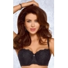 B-02 bardotka czarna push up