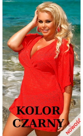 Sukienka plażowa 210 w kolorze czarnym