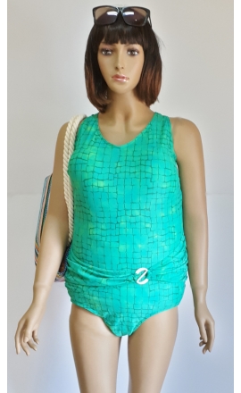 Strój kąpielowy Sara 6 jednoczęściowy zielony