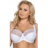 Biustonosz Johanna plus size biały
