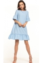 Sukienka midi Tessita T315 błękitna 
