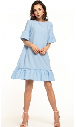 Sukienka midi Tessita T315 błękitna 