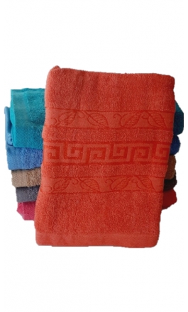 Ręcznik kąpielowy w kolorze pomarańczowym