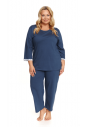 Piżama bawełniana długi rękaw 5282 plus size