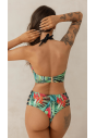 Jungle biustonosz kąpielowy push-up bikini