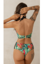 Jungle biustonosz kąpielowy push-up bikini
