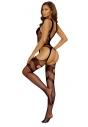 Seksowne czarne bodystocking 2035