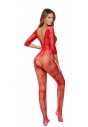 Seksowne czarne bodystocking 2037
