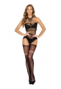 Seksowna bielizna czarne bodystocking 2048