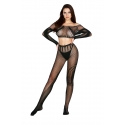Bielizna na prezent czarne bodystocking 2071