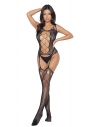Czarna bielizna sexy bodystocking 2048