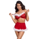Kostium Mikołajki komplet X-Mas Top+Skirt